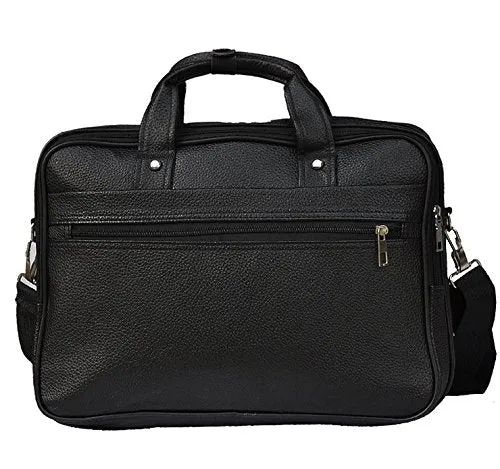 15.6 inch Travel PU Leather Laptop Carrying Messenger Shoulder Bag Briefcase Sleeve Case for Dell