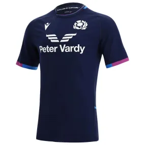 2021-2022 Scotland Home Pro Body Fit Rugby Shirt