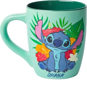 25 Oz. Disney Lilo and Stitch Tropical Jumbo Curve Mug