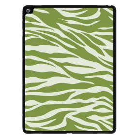 Abstract Green Print iPad Case