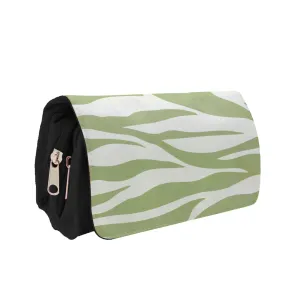 Abstract Green Print Pencil Case