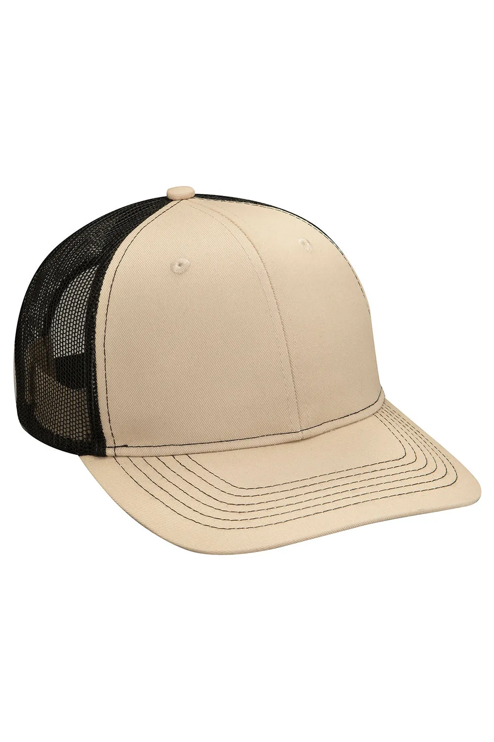 Adams Mens Eclipse Adjustable Hat - Khaki/Black