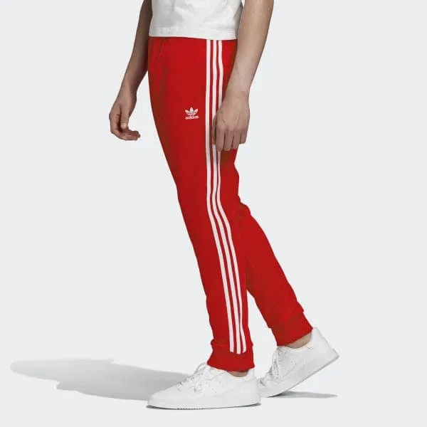 Adidas Red Men's Track Adicolor Classics Pants