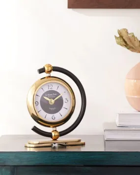 Aleksi Mini Clock In Black And Gold