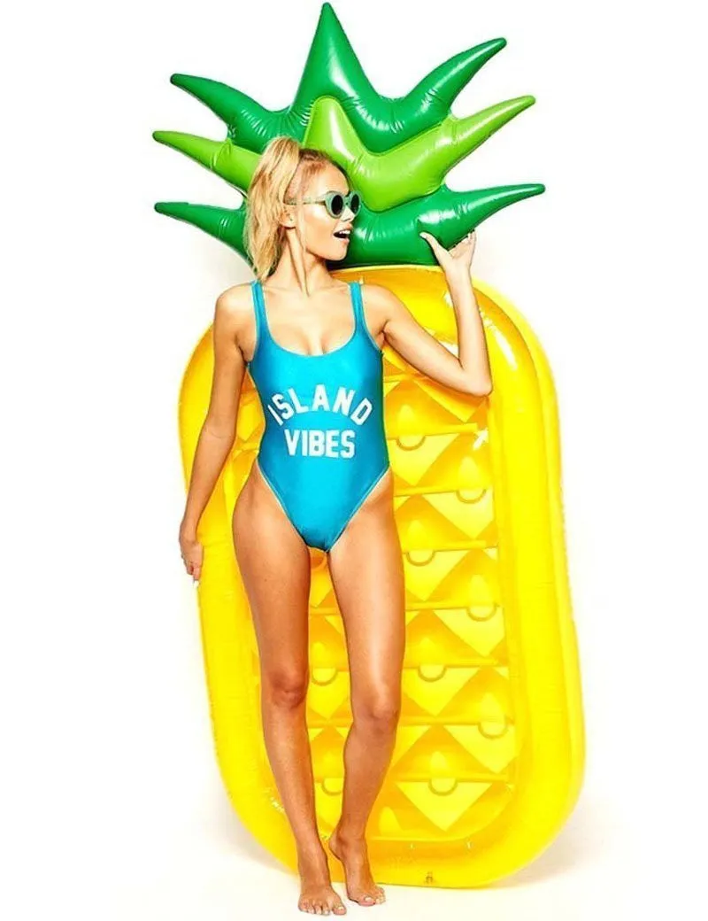 Althemax® Inflatable Pineapple Floating Rafts Bed For Swimming Pool Beach Toys / Pizza Slice