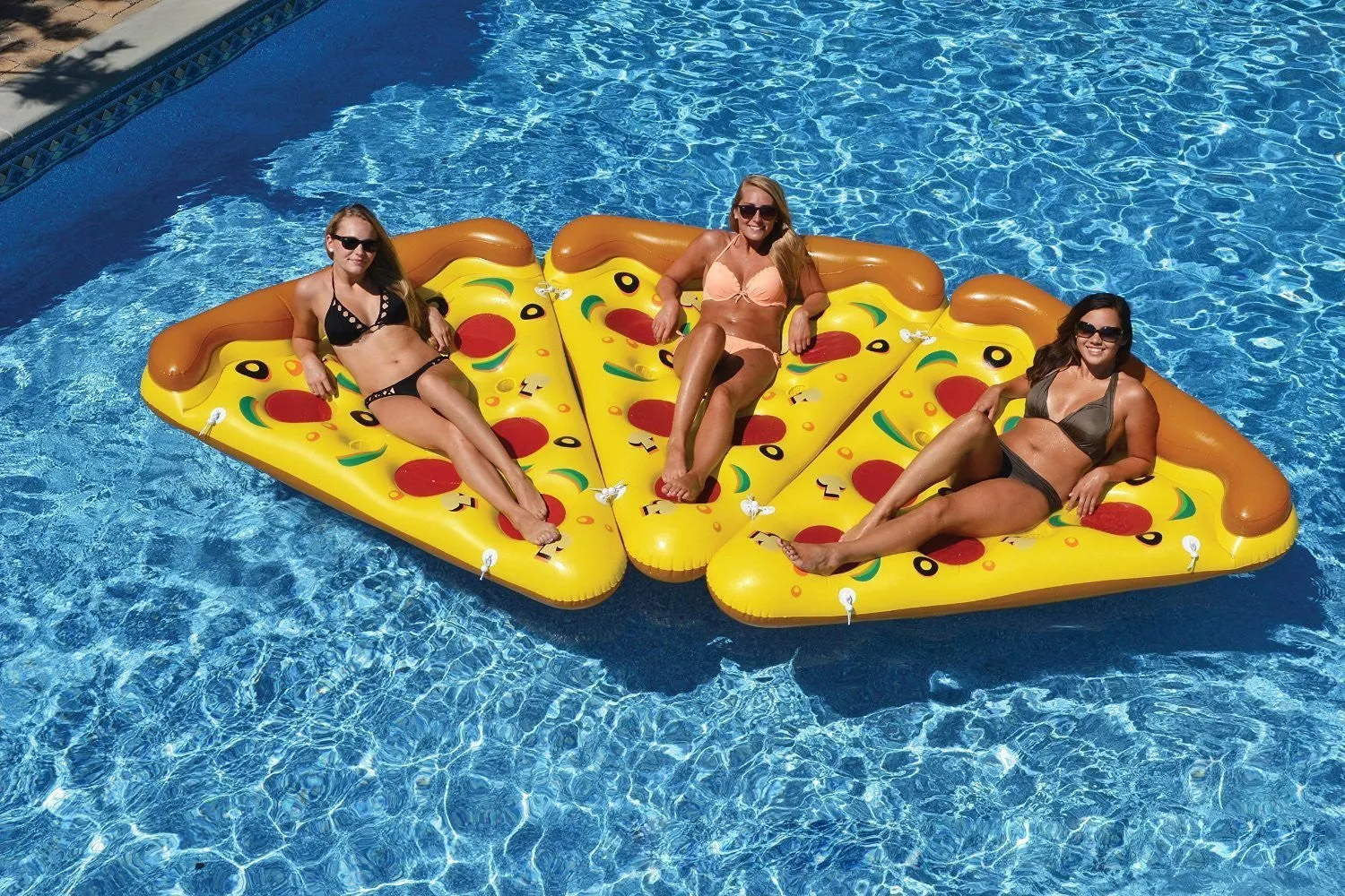 Althemax® Inflatable Pineapple Floating Rafts Bed For Swimming Pool Beach Toys / Pizza Slice