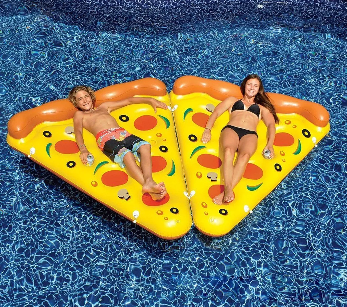 Althemax® Inflatable Pineapple Floating Rafts Bed For Swimming Pool Beach Toys / Pizza Slice