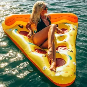 Althemax® Inflatable Pizza Slice Floating Rafts Bed For Swimming Pool Beach Toys Pizza / Pineapple