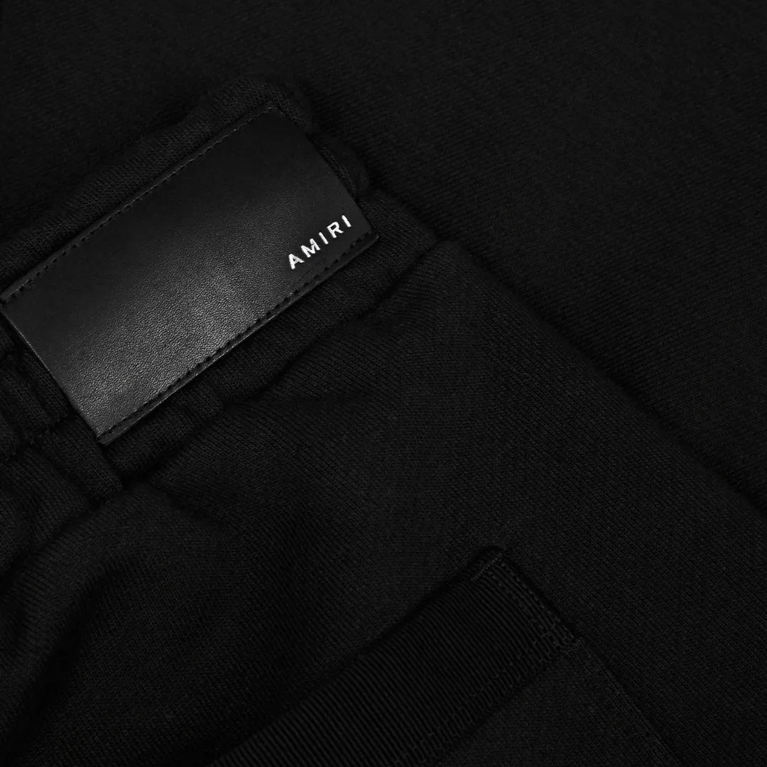 Amiri Ma Logo Black Sweatshorts