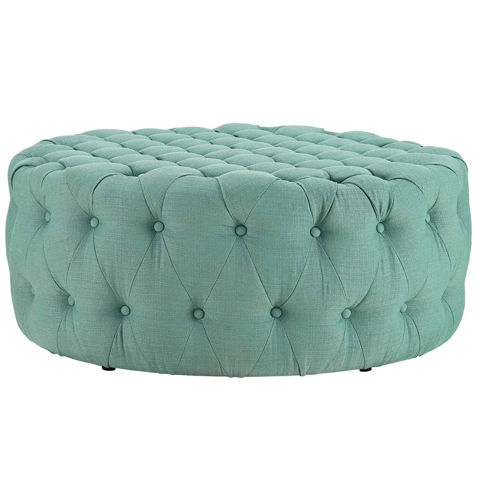 Amour Upholstered Fabric Ottoman by Modway