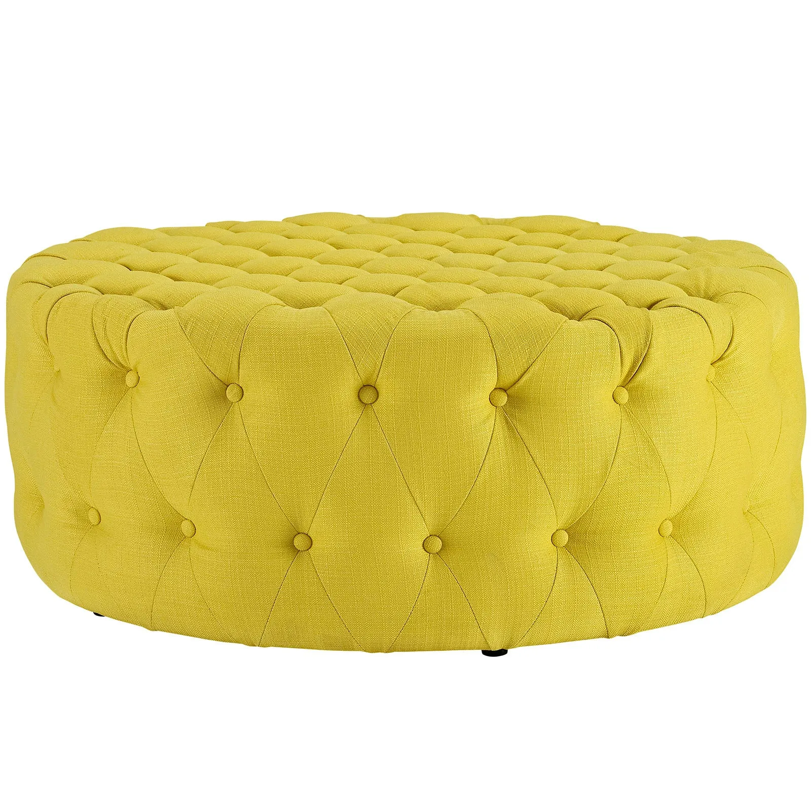 Amour Upholstered Fabric Ottoman by Modway