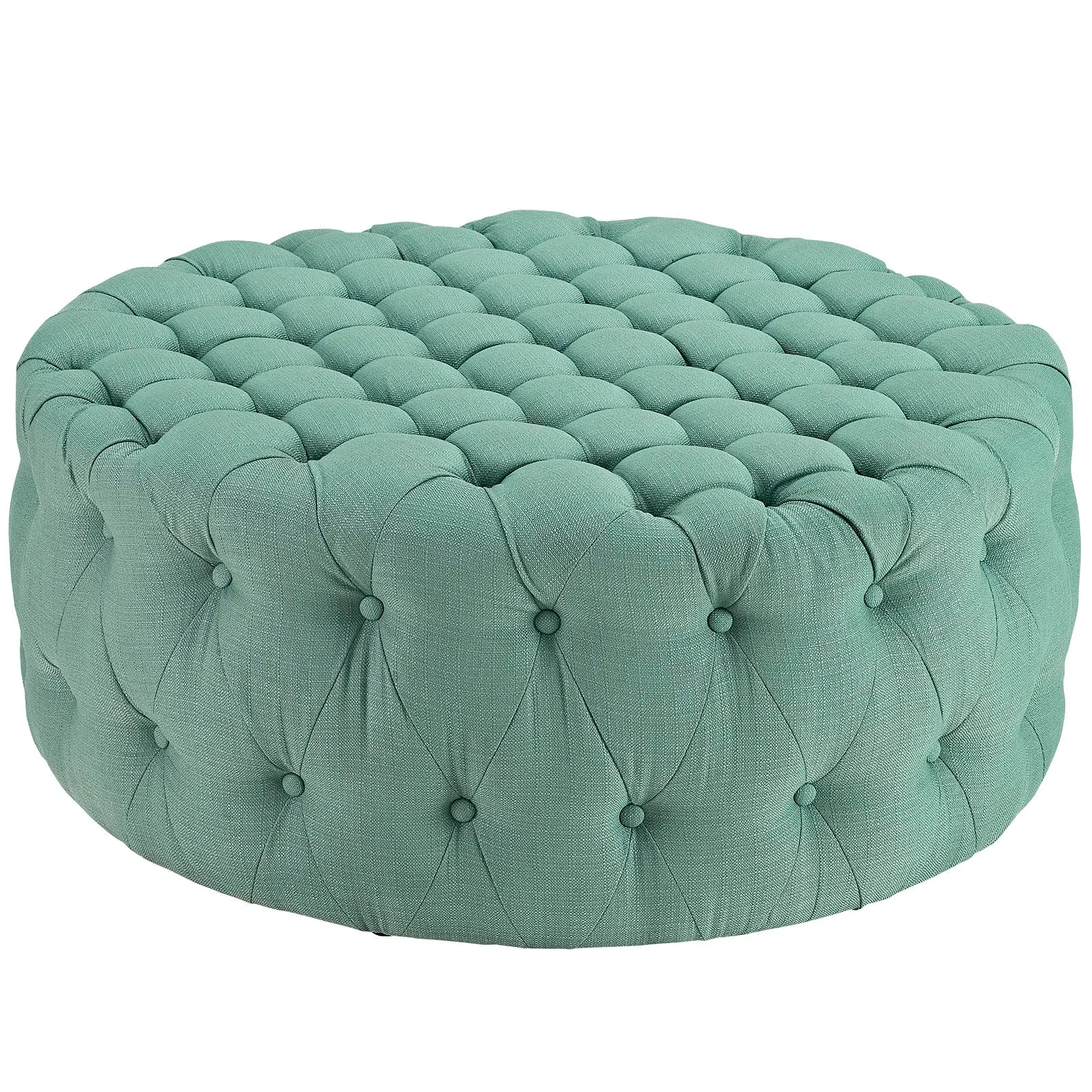 Amour Upholstered Fabric Ottoman by Modway