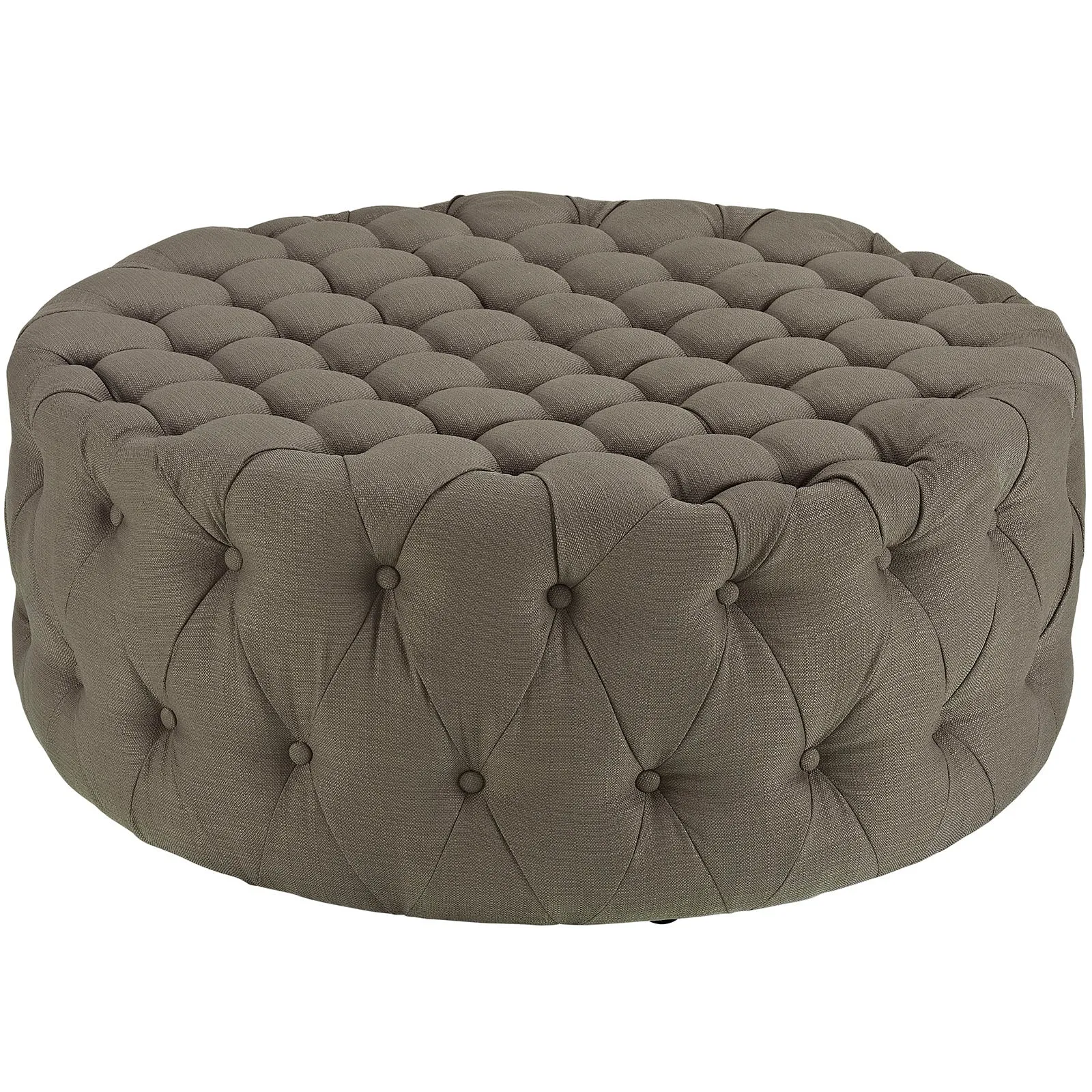 Amour Upholstered Fabric Ottoman by Modway