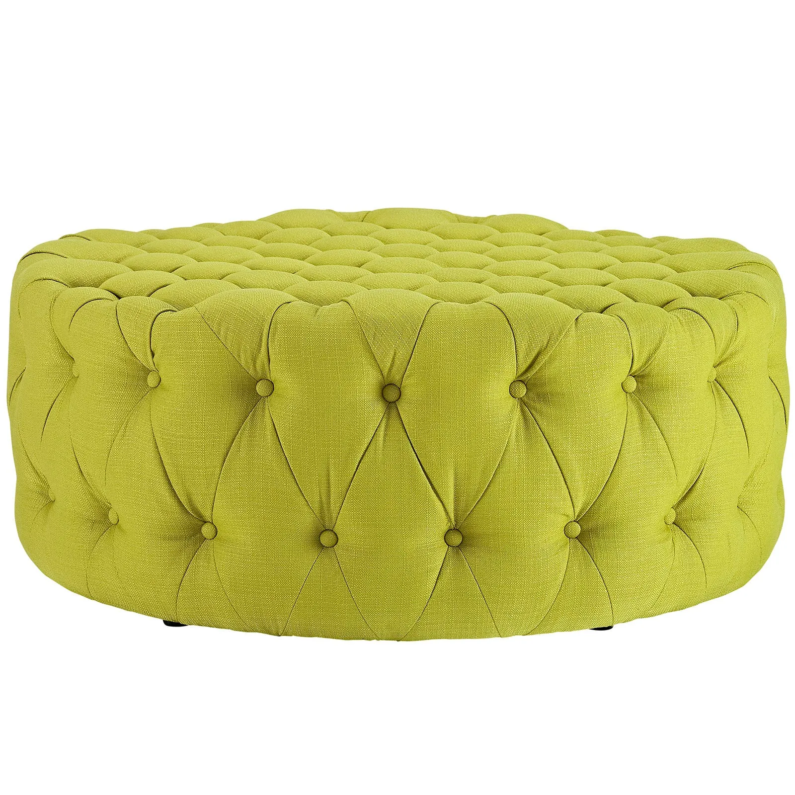 Amour Upholstered Fabric Ottoman by Modway