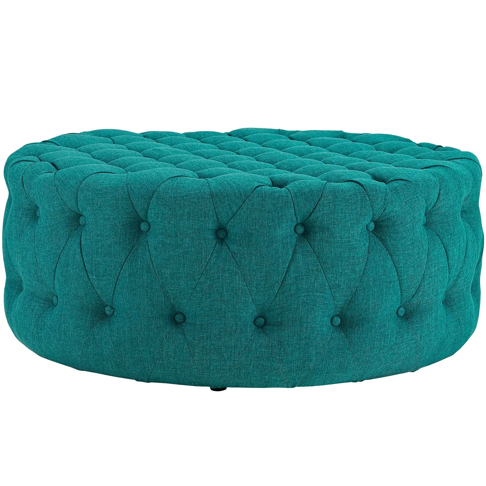 Amour Upholstered Fabric Ottoman by Modway