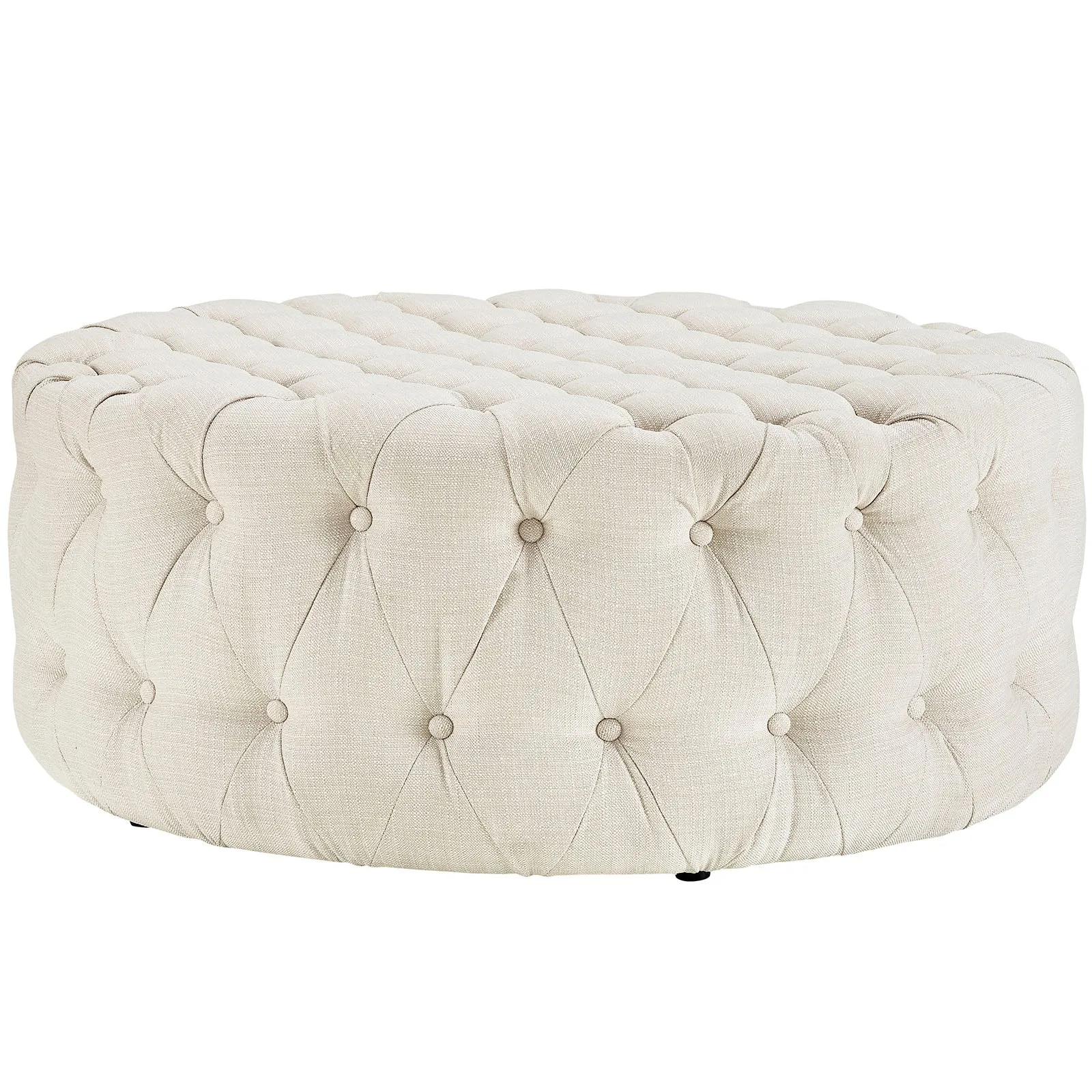 Amour Upholstered Fabric Ottoman by Modway