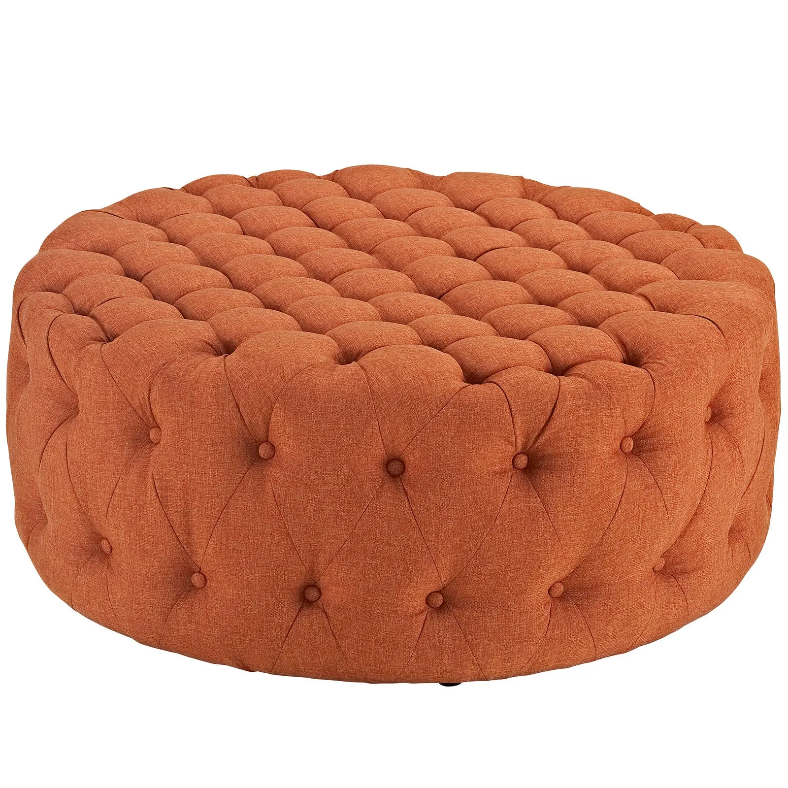 Amour Upholstered Fabric Ottoman by Modway