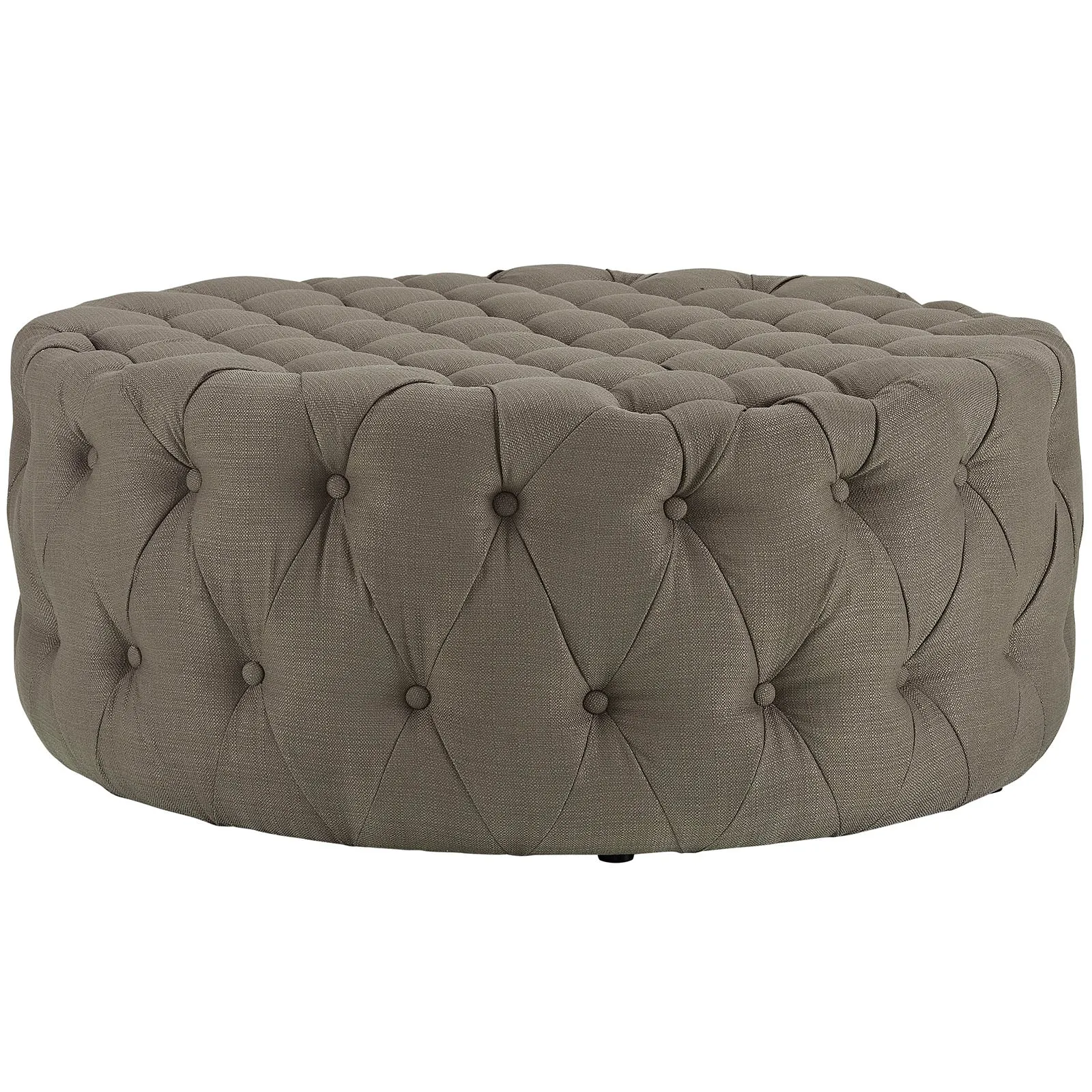 Amour Upholstered Fabric Ottoman by Modway