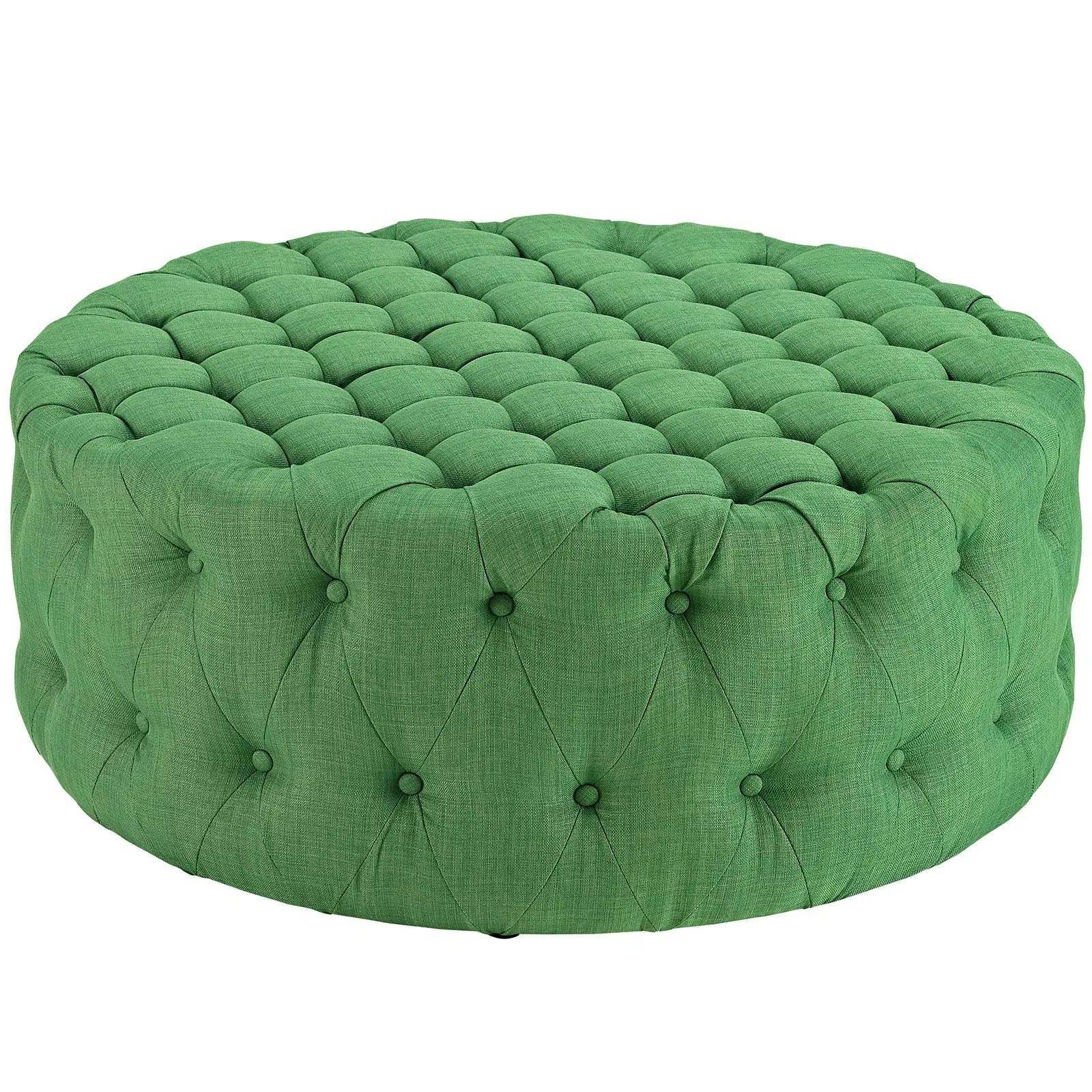 Amour Upholstered Fabric Ottoman by Modway