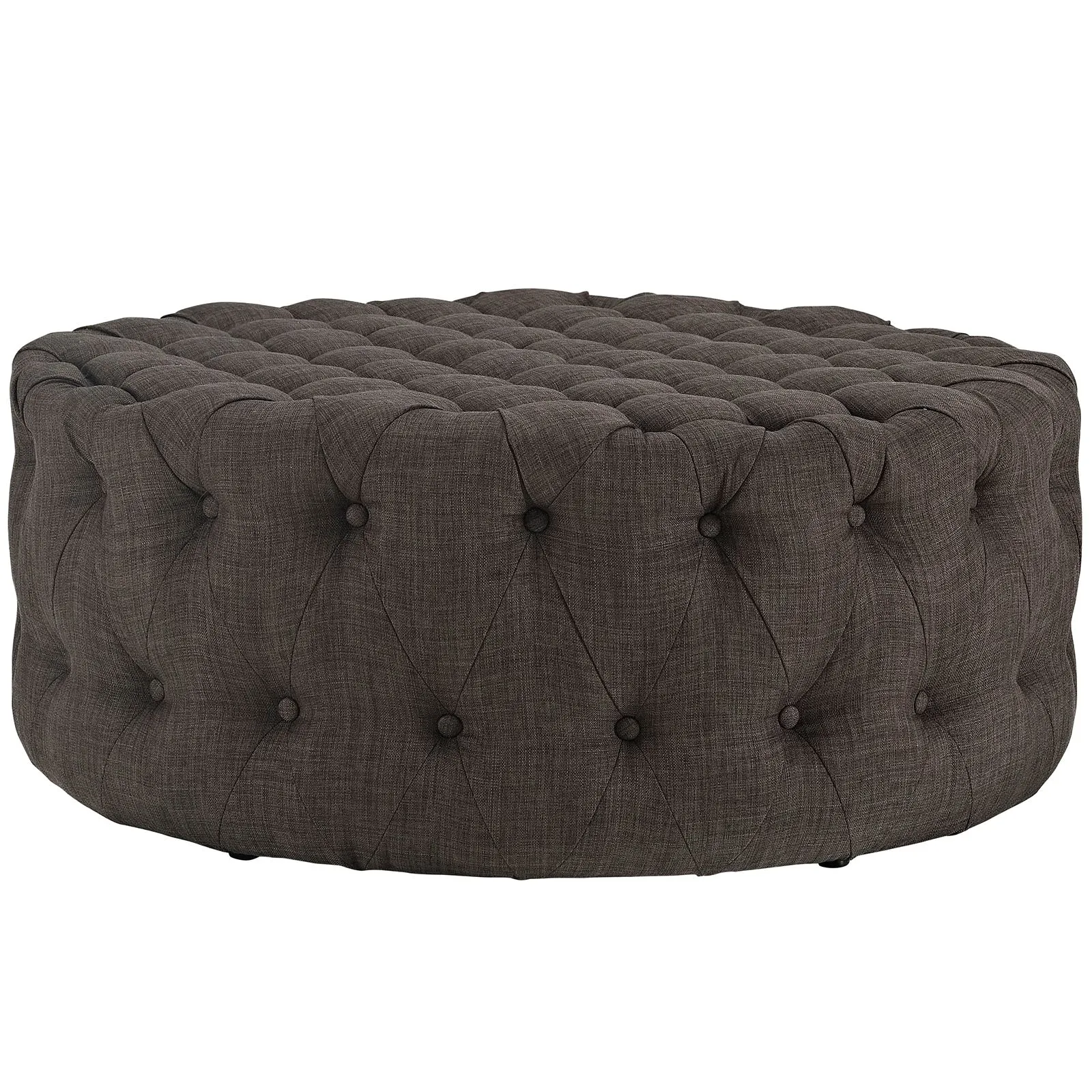 Amour Upholstered Fabric Ottoman by Modway