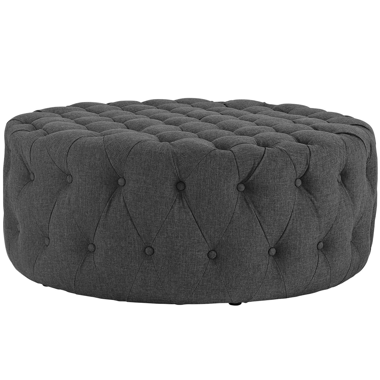 Amour Upholstered Fabric Ottoman by Modway