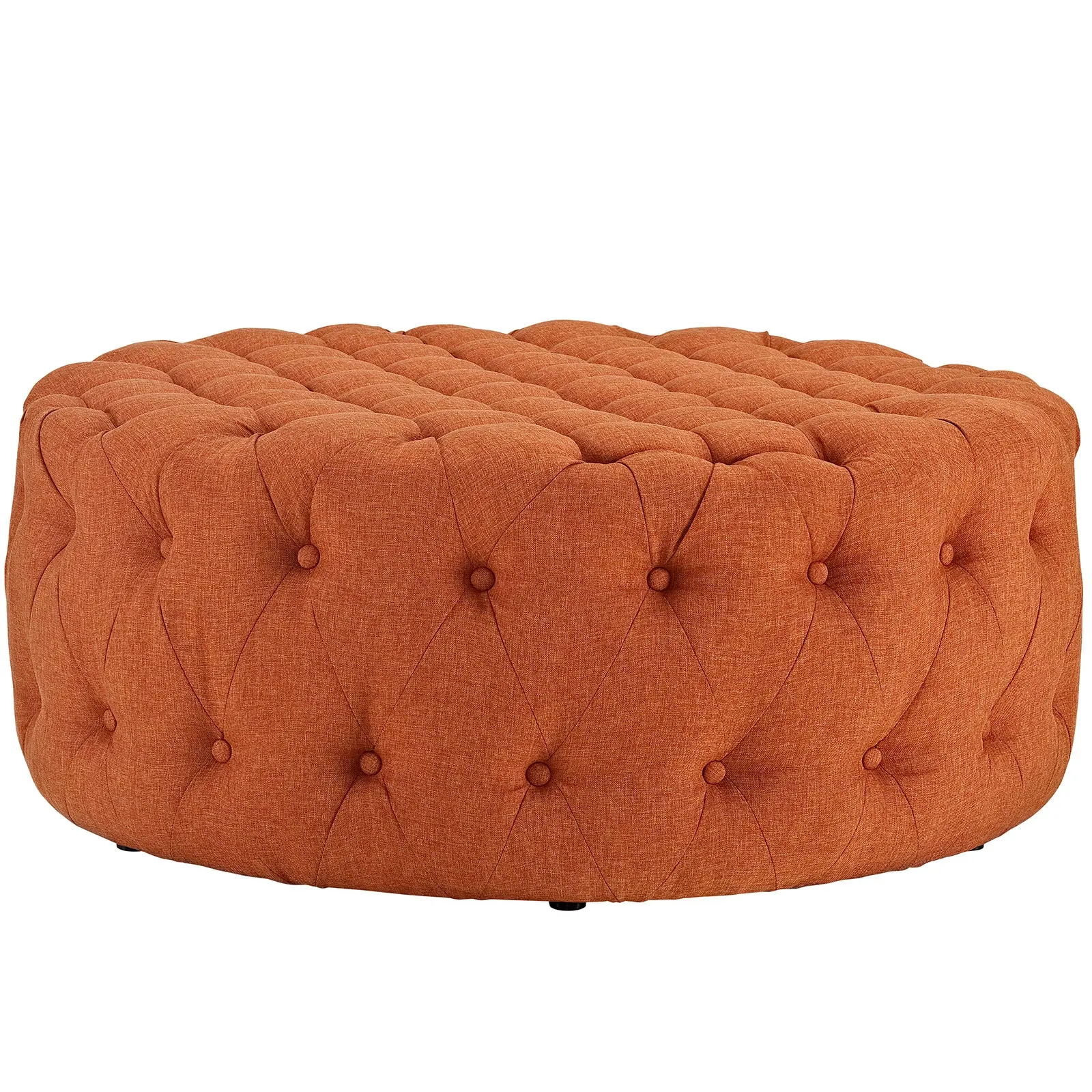 Amour Upholstered Fabric Ottoman by Modway