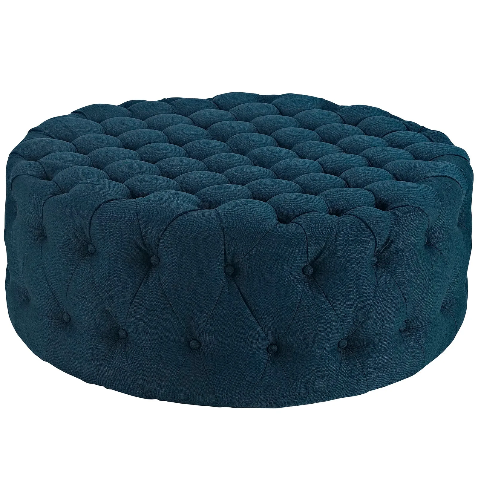 Amour Upholstered Fabric Ottoman by Modway