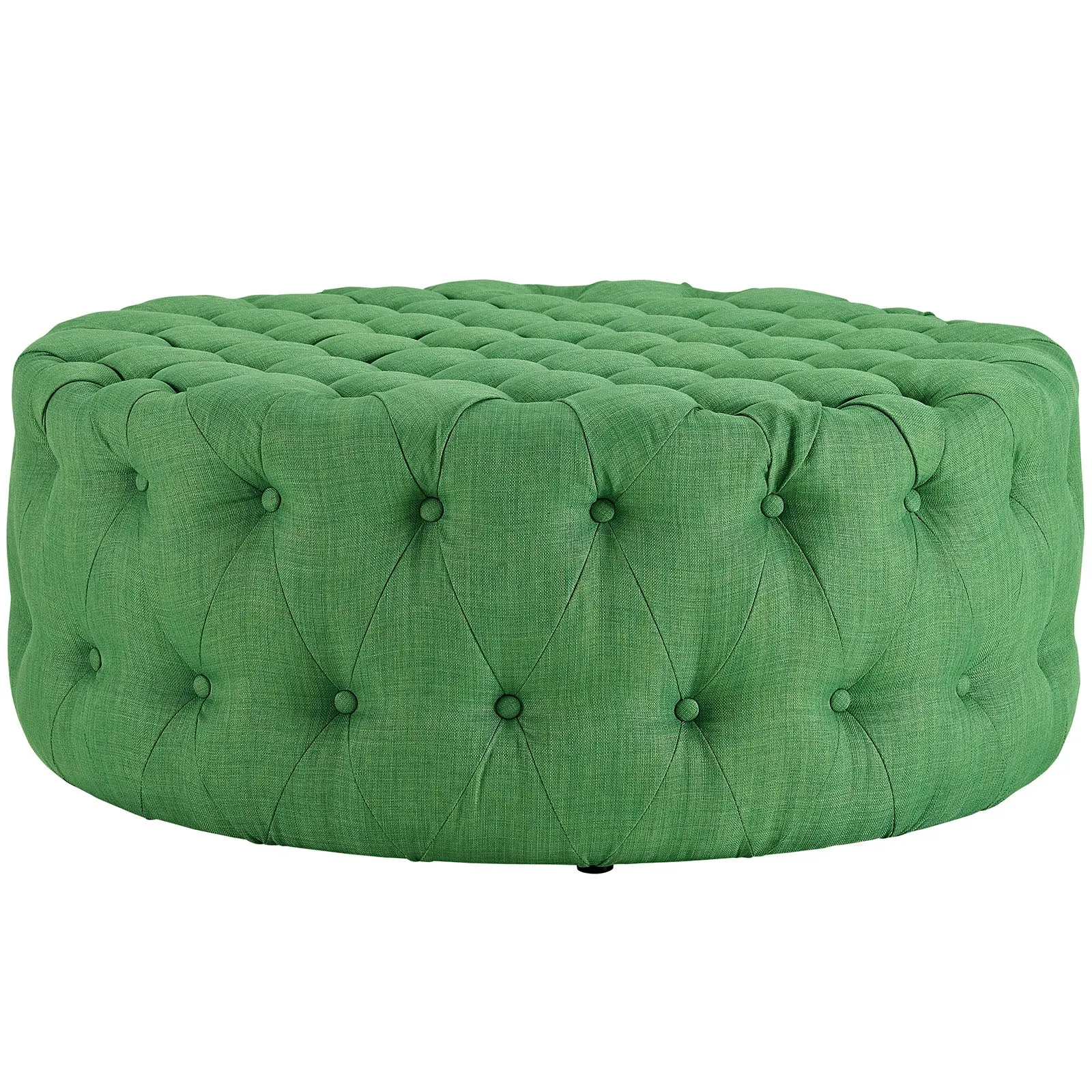 Amour Upholstered Fabric Ottoman by Modway