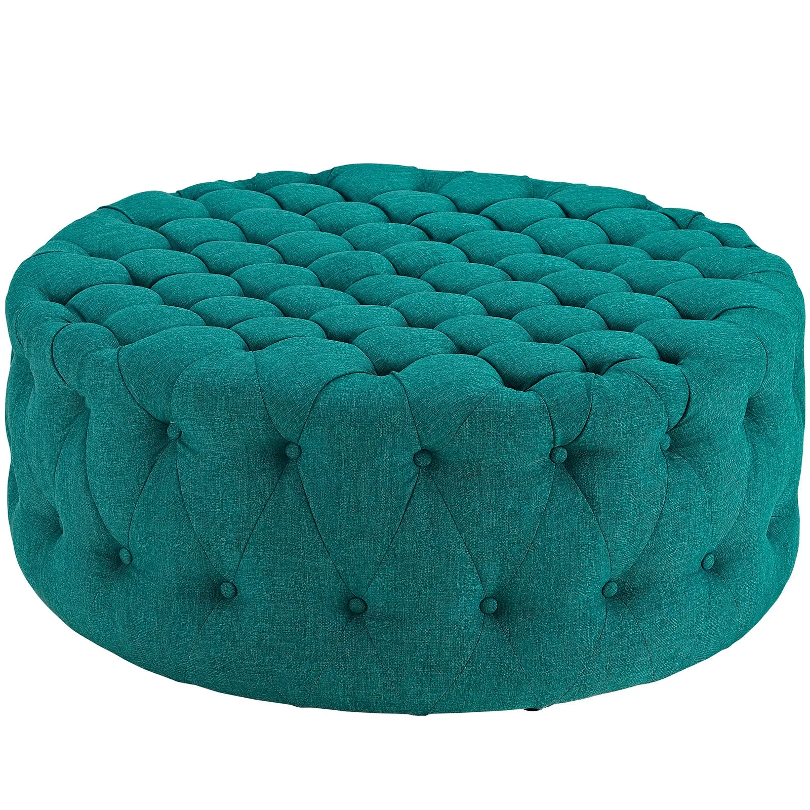 Amour Upholstered Fabric Ottoman by Modway