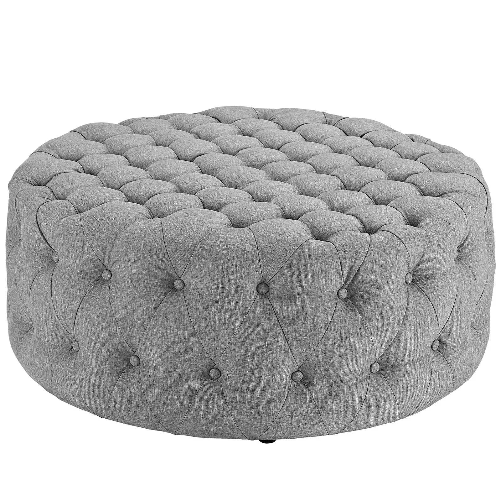 Amour Upholstered Fabric Ottoman by Modway