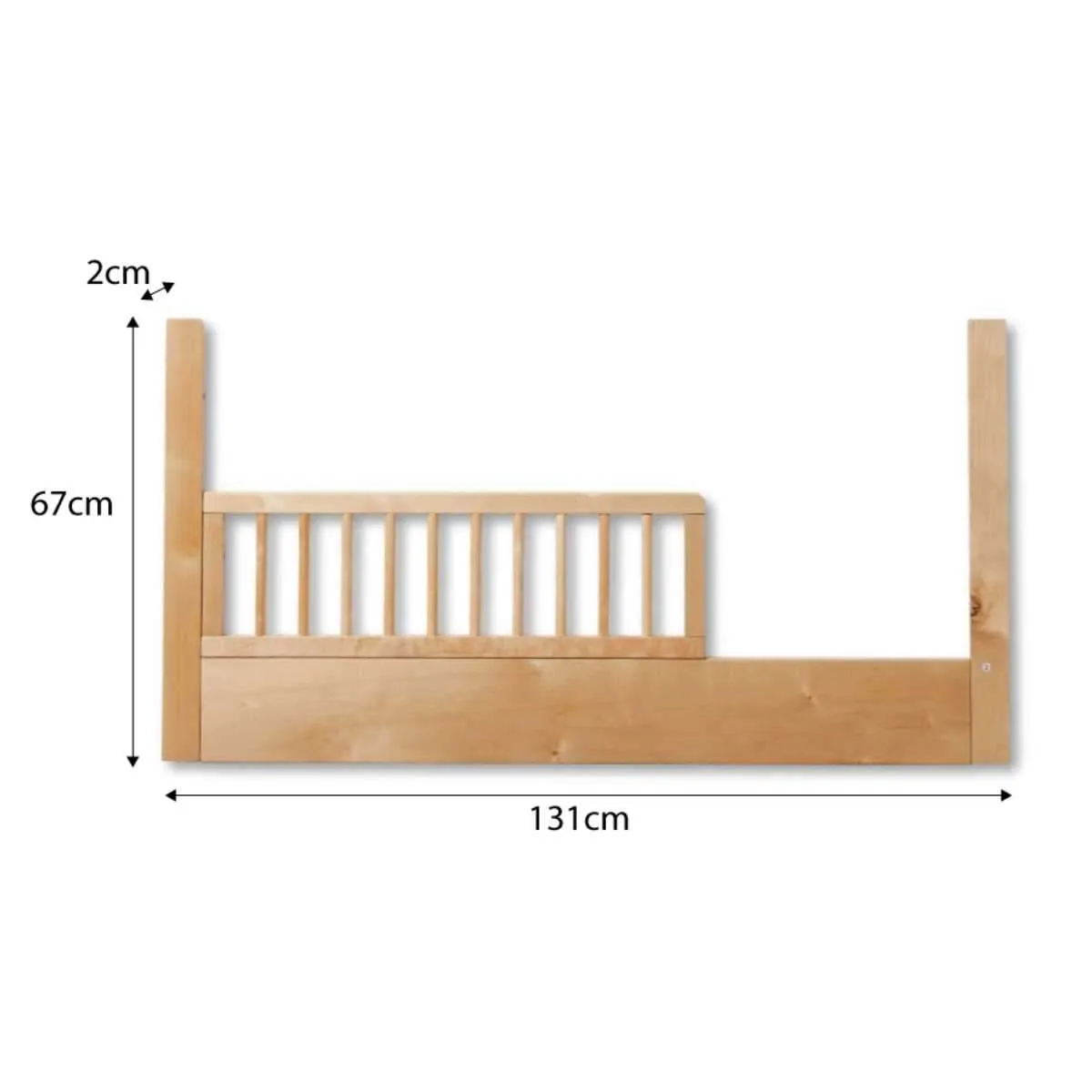 Aspen Natural 3-in-1 Cot Conversion Bundle