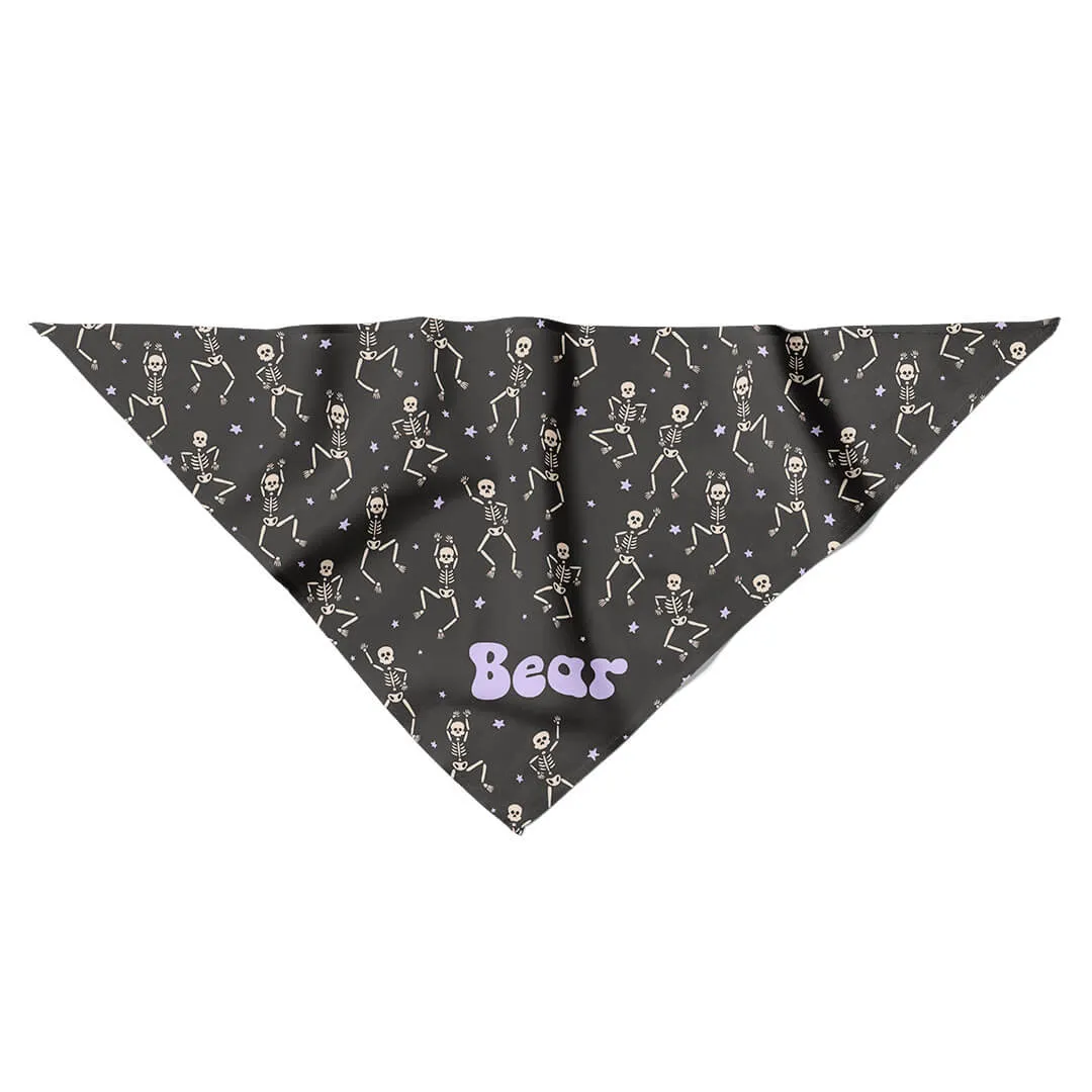 Baddie Bones Personalized Pet Bandana