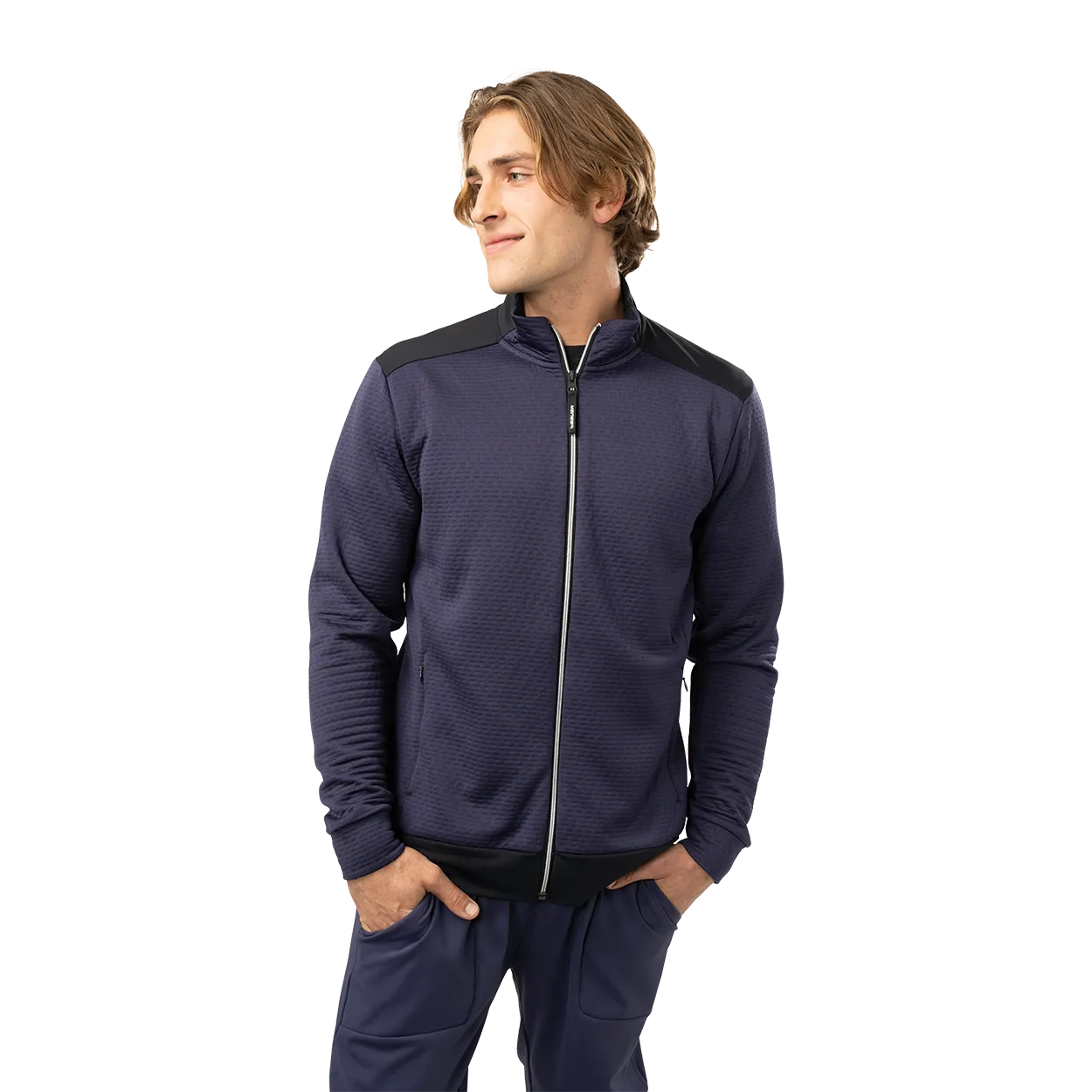 BAUER FLC TEXTURED FULL ZIP SENIOR