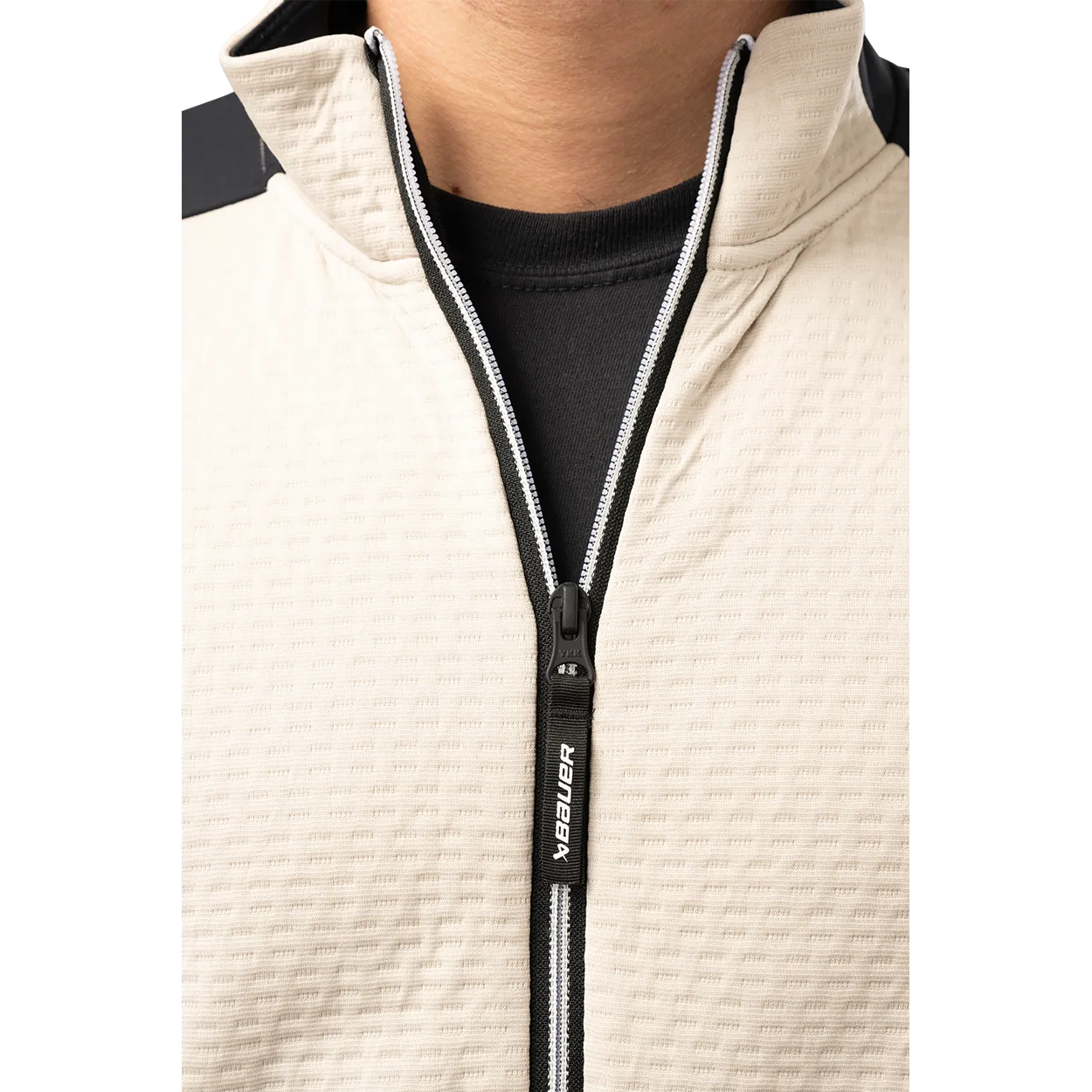 BAUER FLC TEXTURED FULL ZIP SENIOR