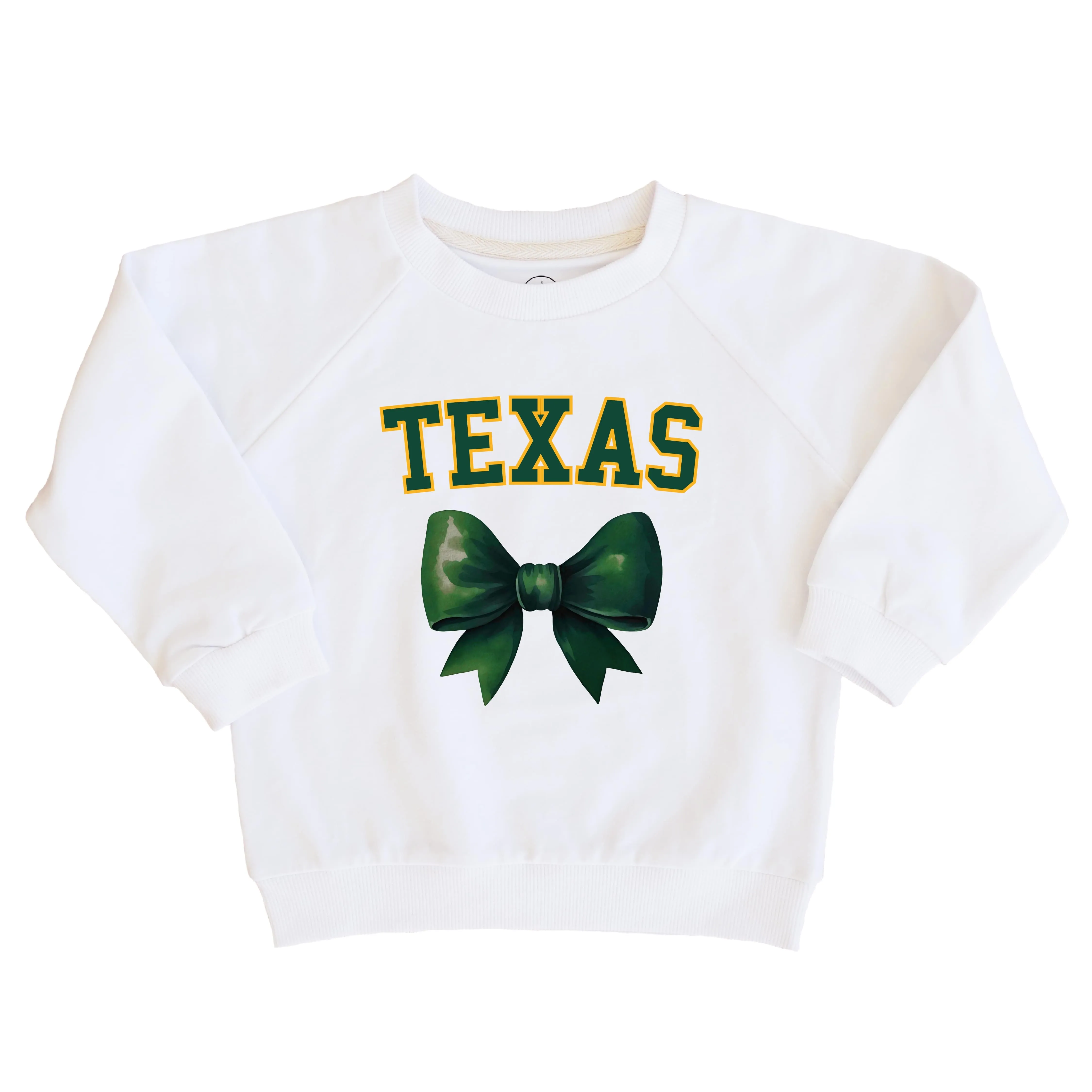 Baylor University | Footballs & Bows Kids Graphic Sweatshirts