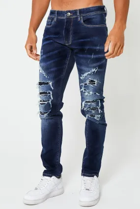 Benhill Tapered Jean - Dark Blue