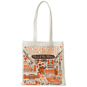 BGSU Julia Gash Slim Canvas Tote