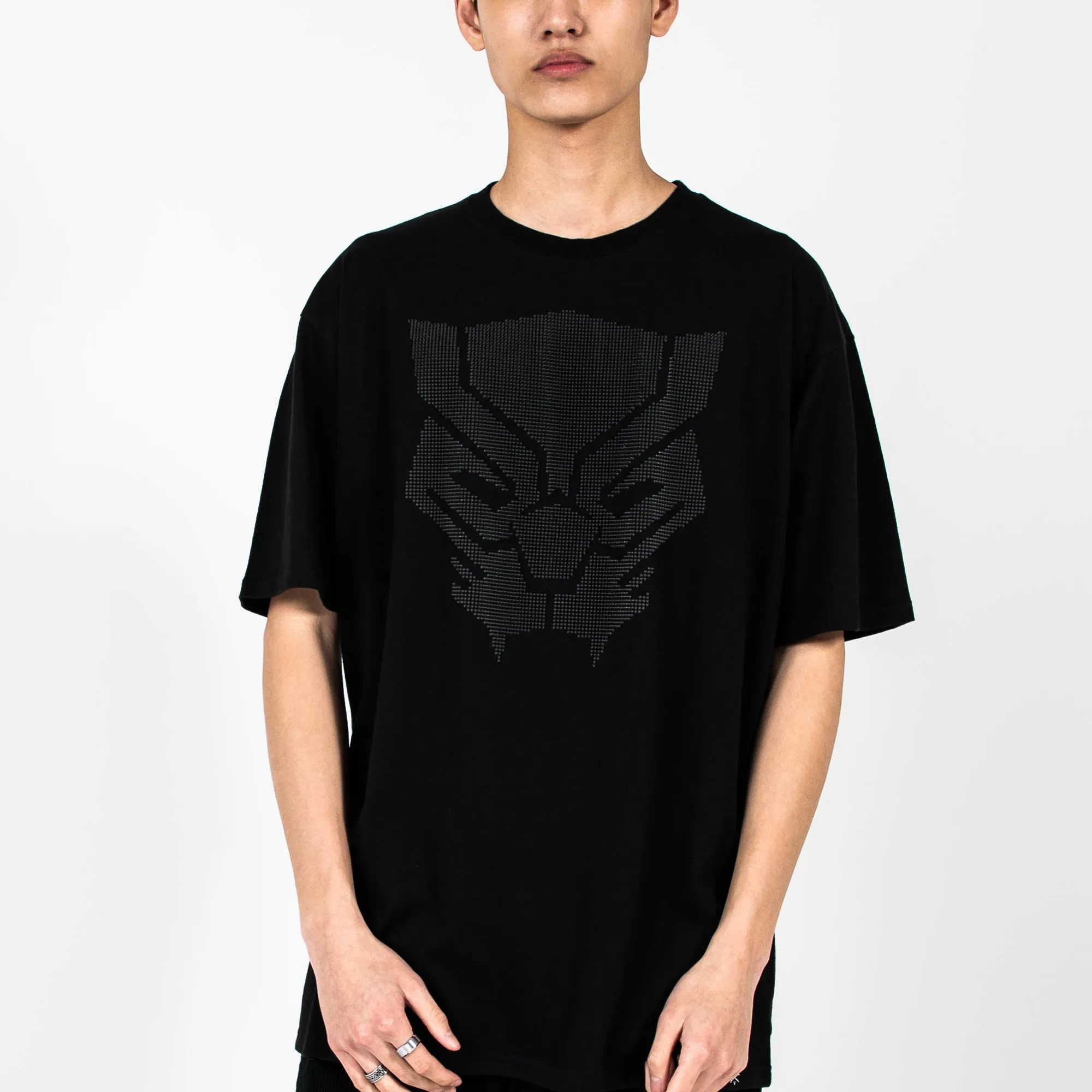 Black Panther Bristle Print Tee