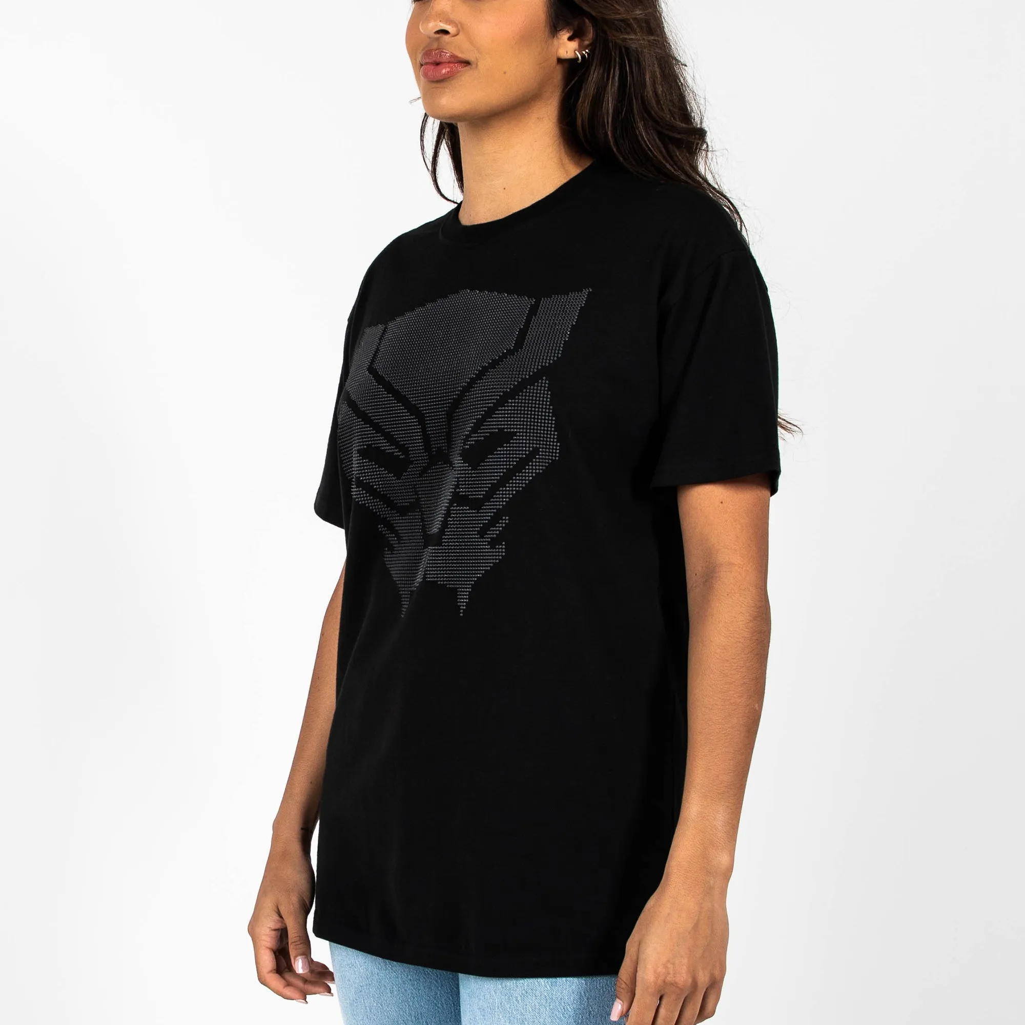 Black Panther Bristle Print Tee