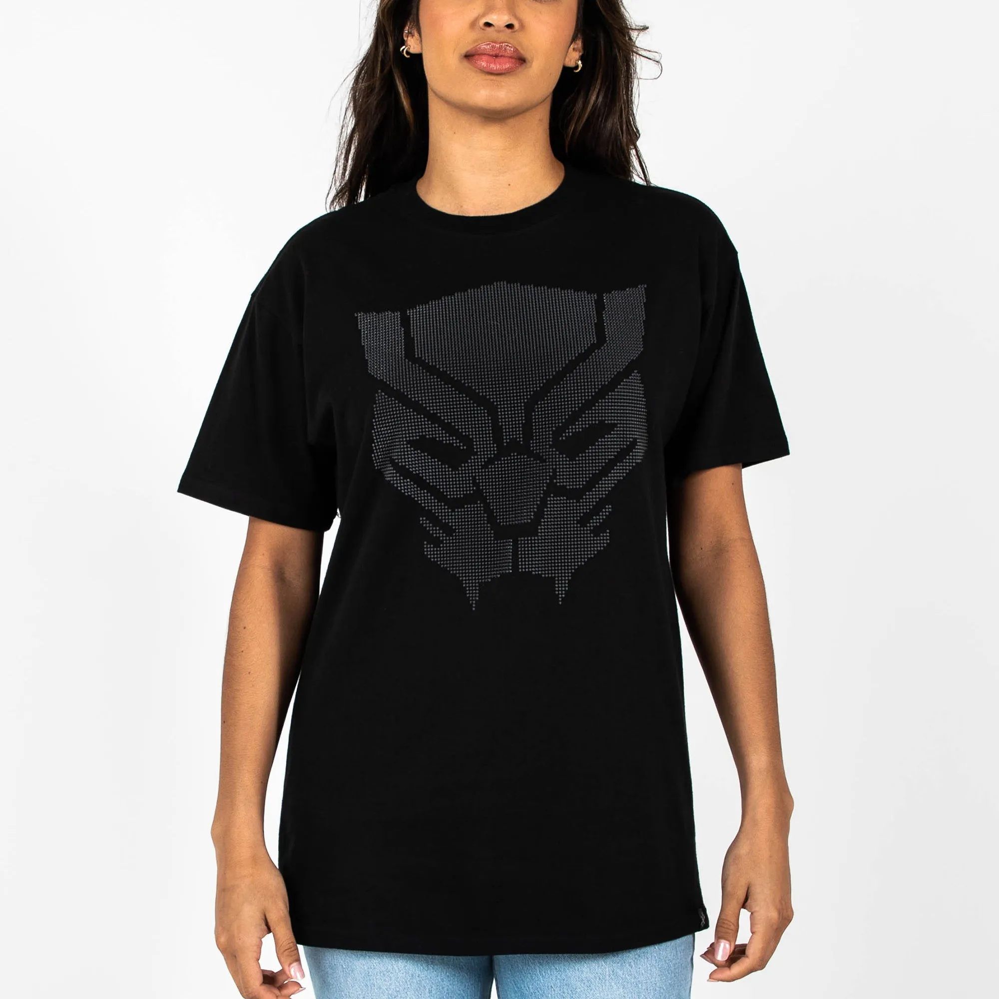 Black Panther Bristle Print Tee