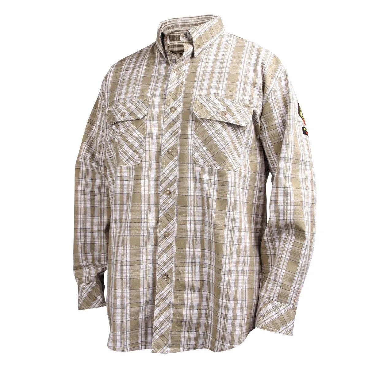 Black Stallion AR/FR Cotton Work Shirt, Plaid - WF2110