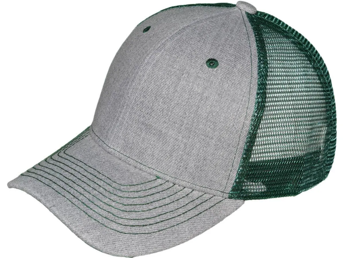 Blank Trucker Hats - Structured Mesh BK Caps