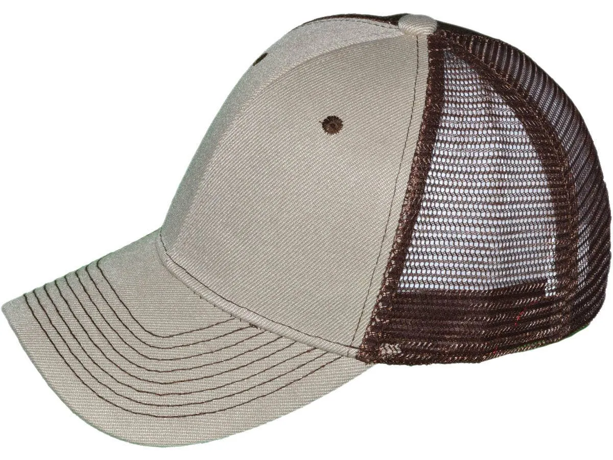 Blank Trucker Hats - Structured Mesh BK Caps