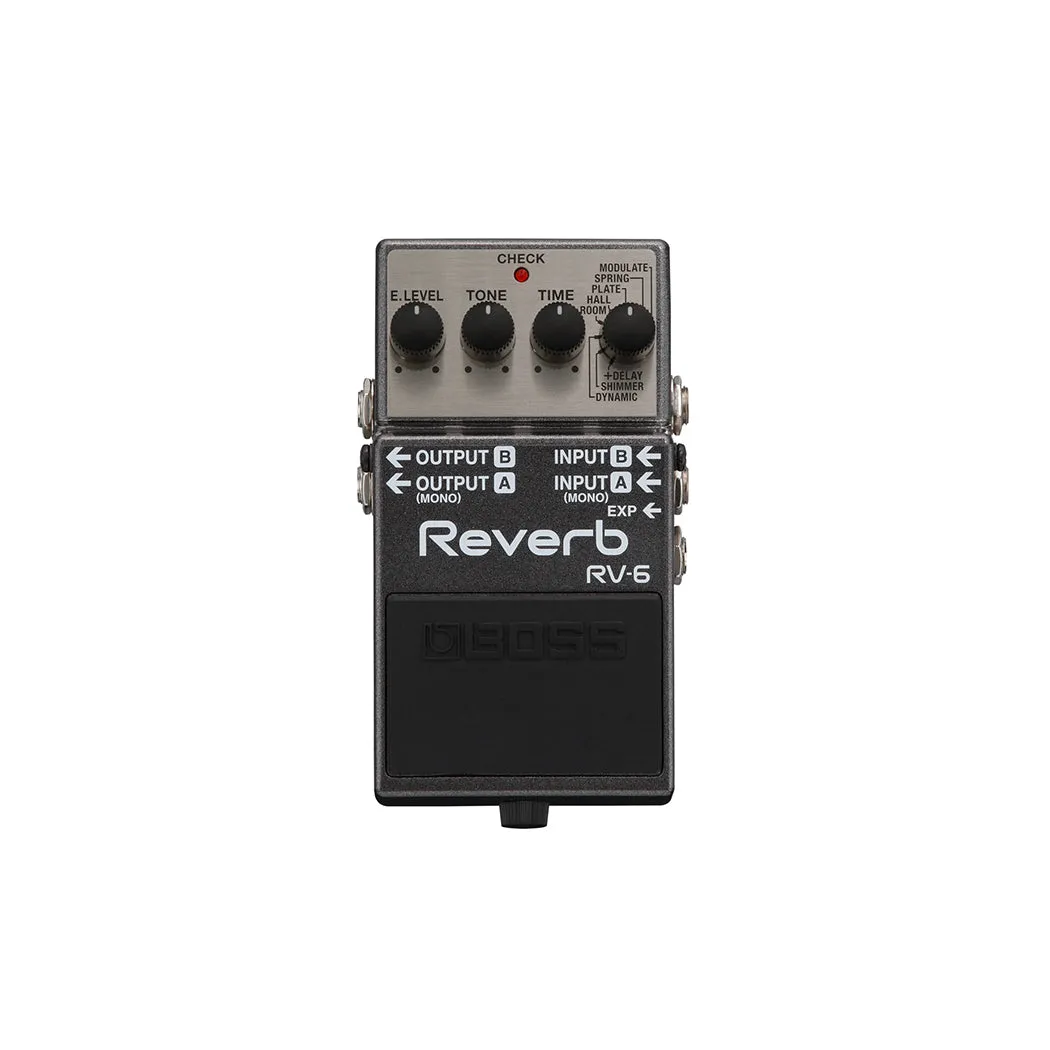 Boss RV-6 Digital Reverb Effects Pedal