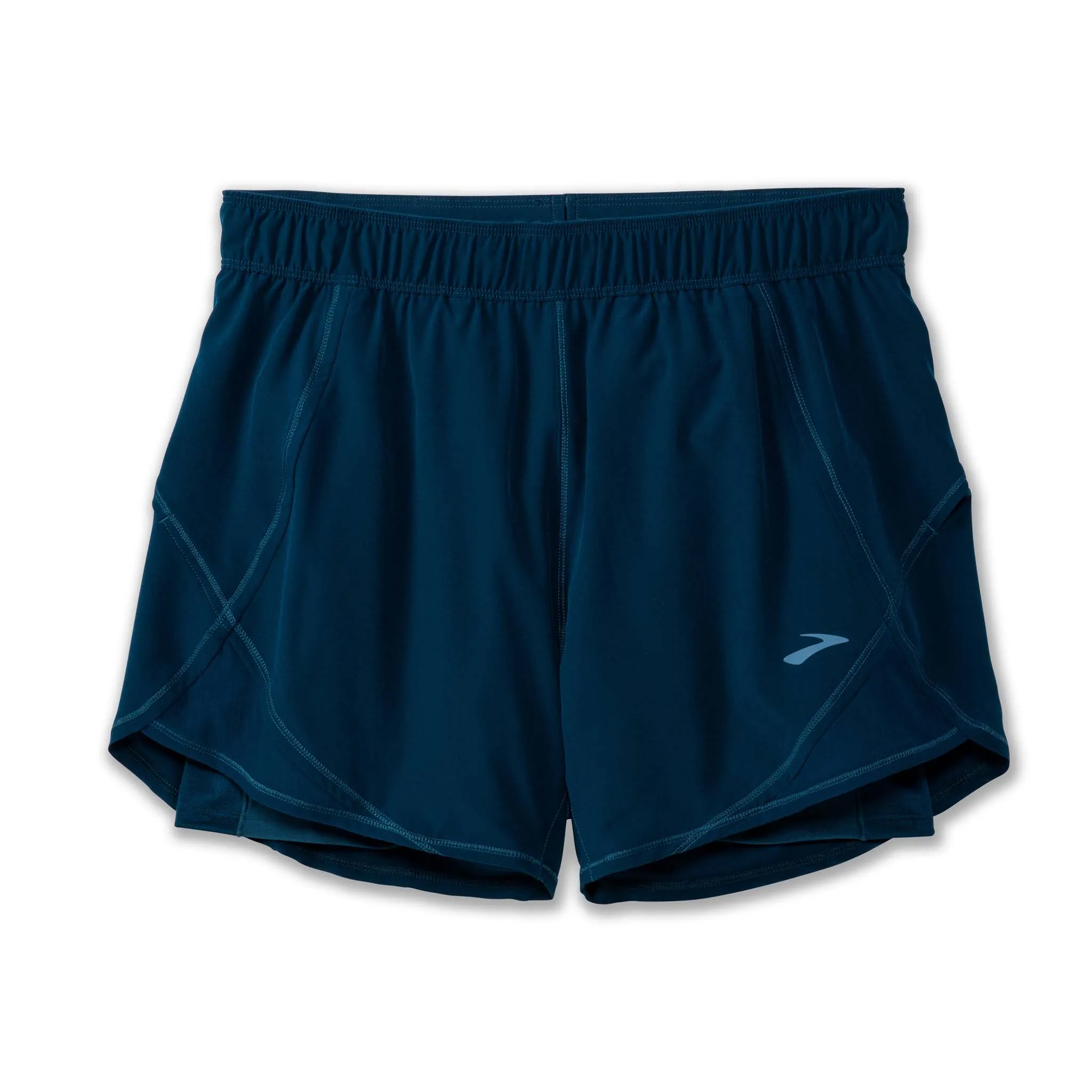 Brooks | Women's Chaser 5" 2-in-1 Short - Ocean Drive