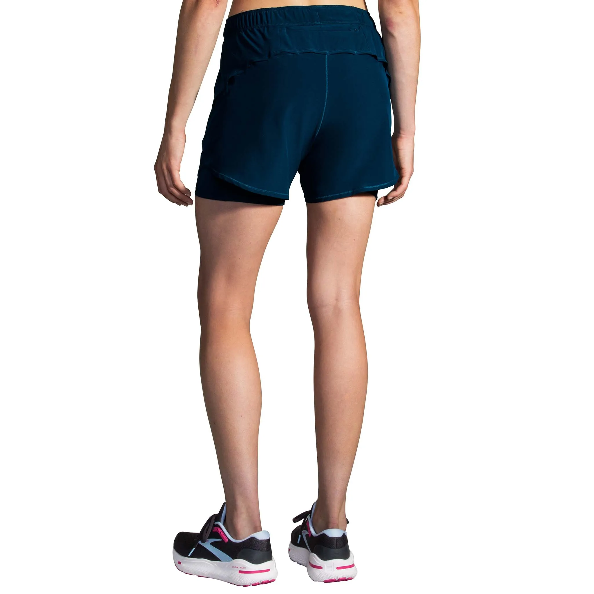 Brooks | Women's Chaser 5" 2-in-1 Short - Ocean Drive