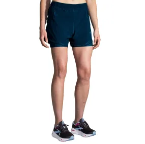 Brooks | Women's Chaser 5" 2-in-1 Short - Ocean Drive