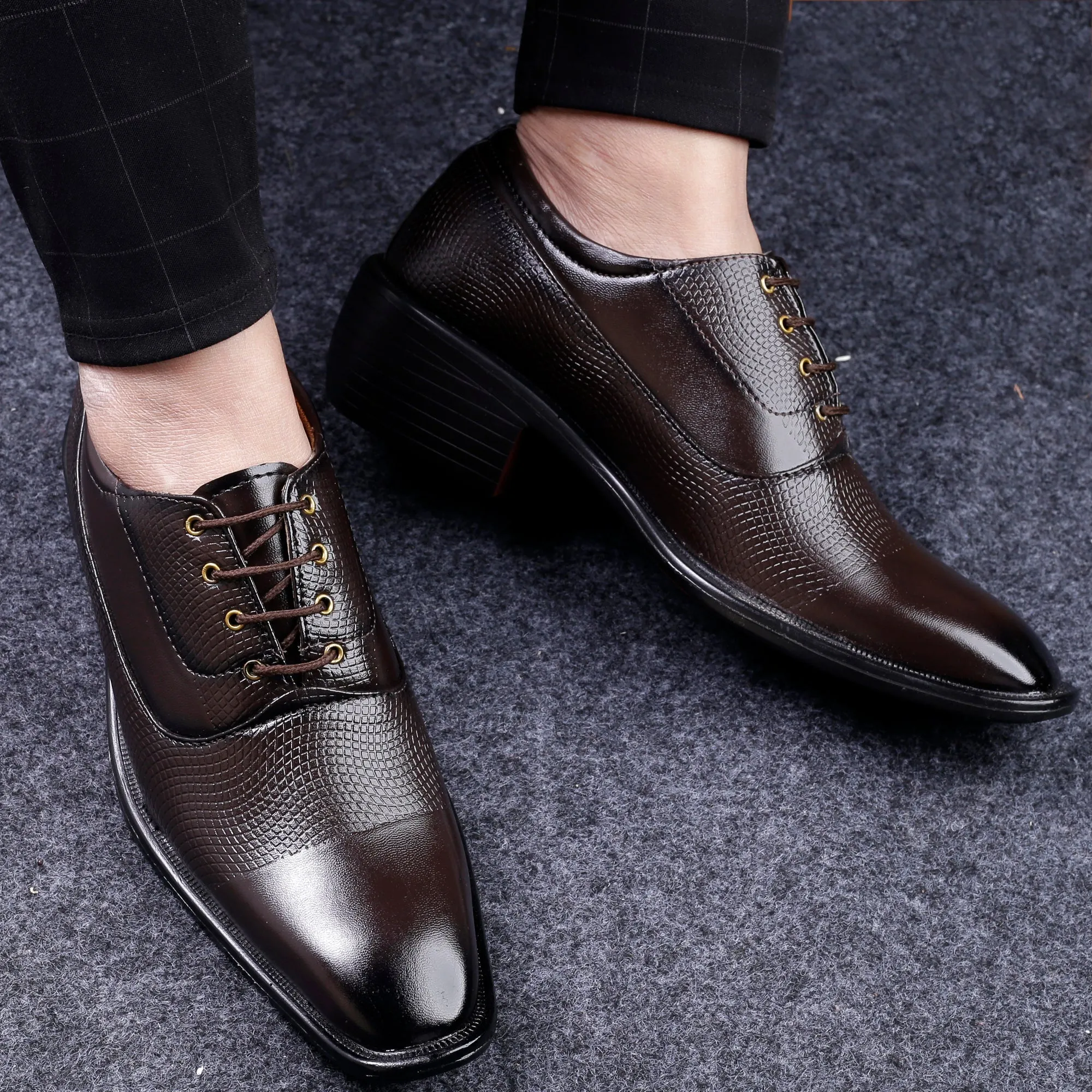 Bxxy's Men's New Stylish Partywear Lace-up Formal Shoes for Men