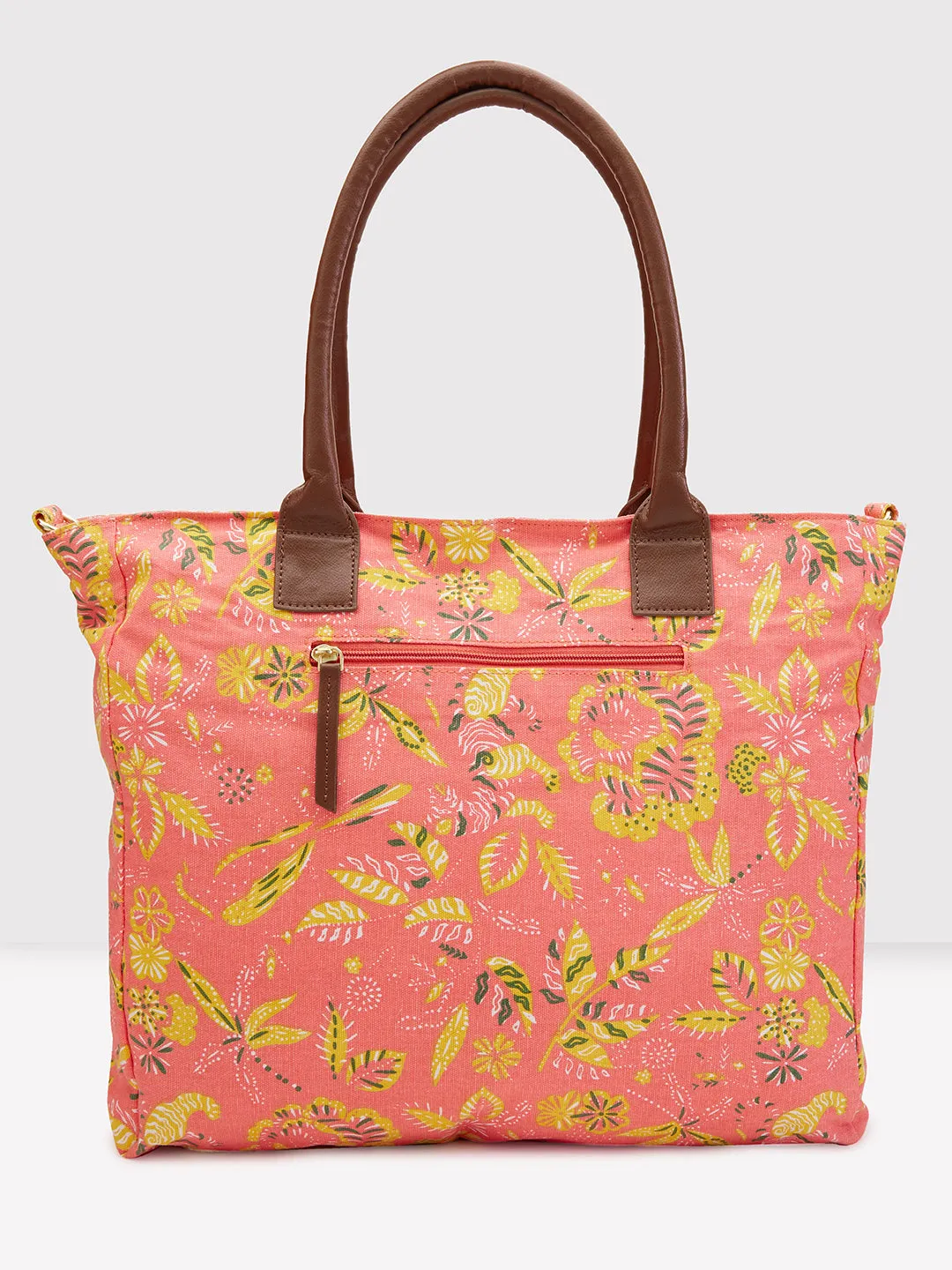 Caprese Hazel Tote Large Coral