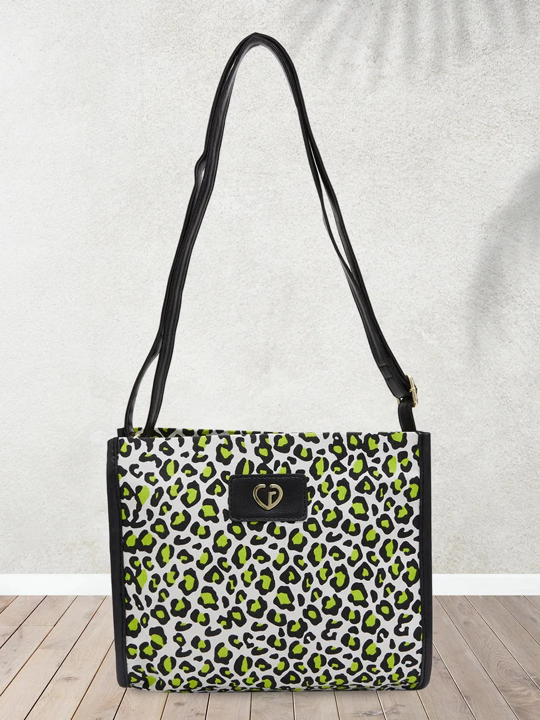 Caprese Karel Sling Medium Lime Green